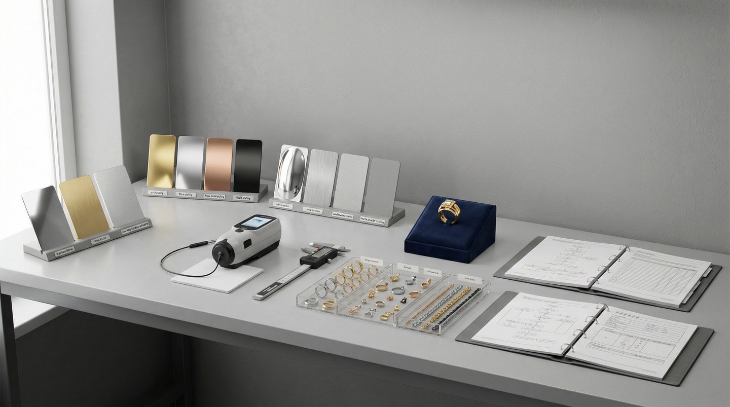 B2B Jewelry Manufacturing Quality Control Scene