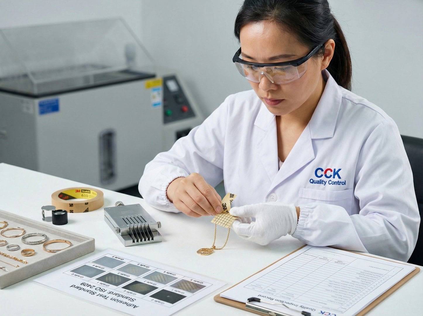 CCK adhesion testing scenario