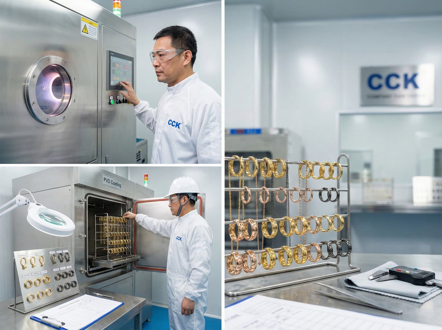 CCK vacuum ion electroplating PVD equipment scene
