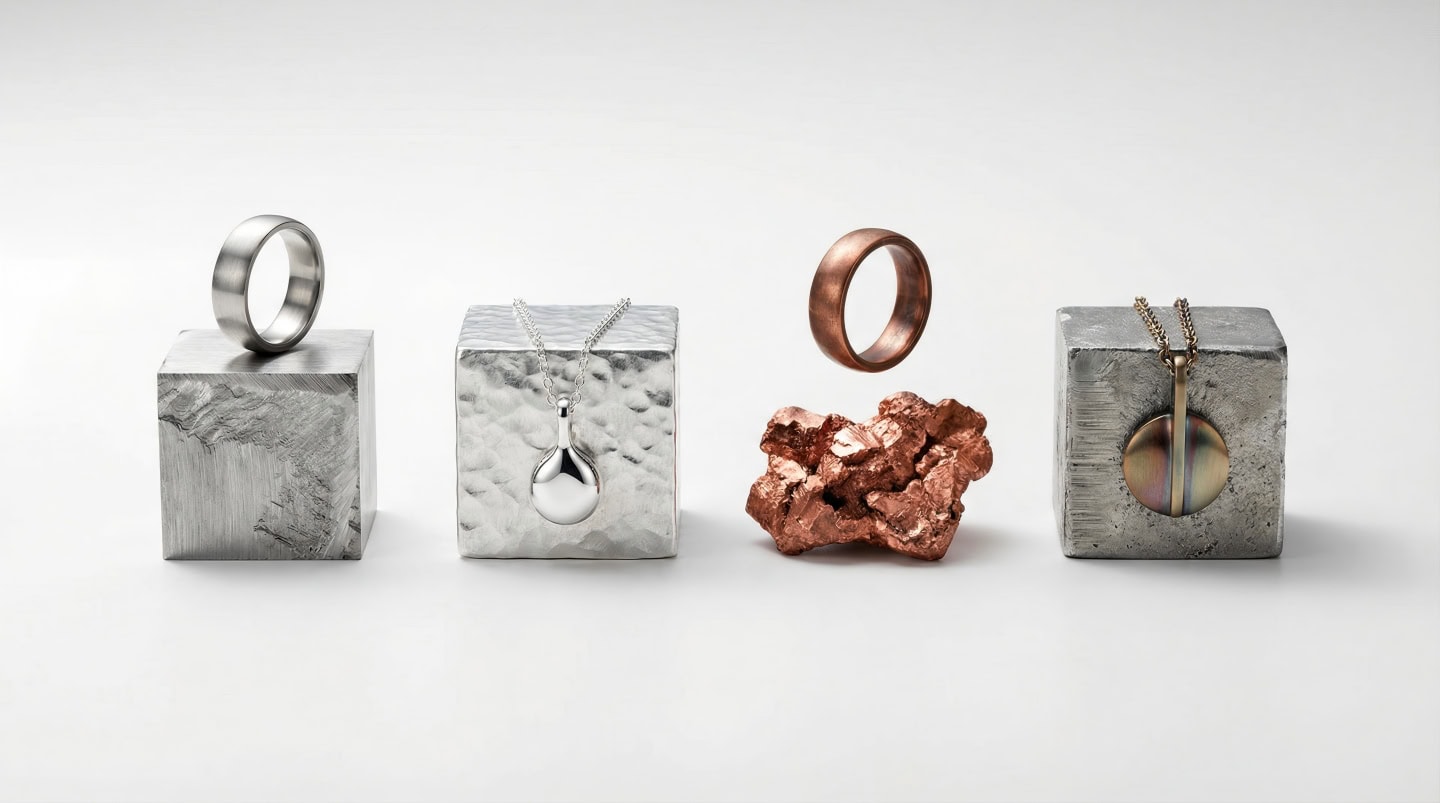 Fashion Jewelry Material Display