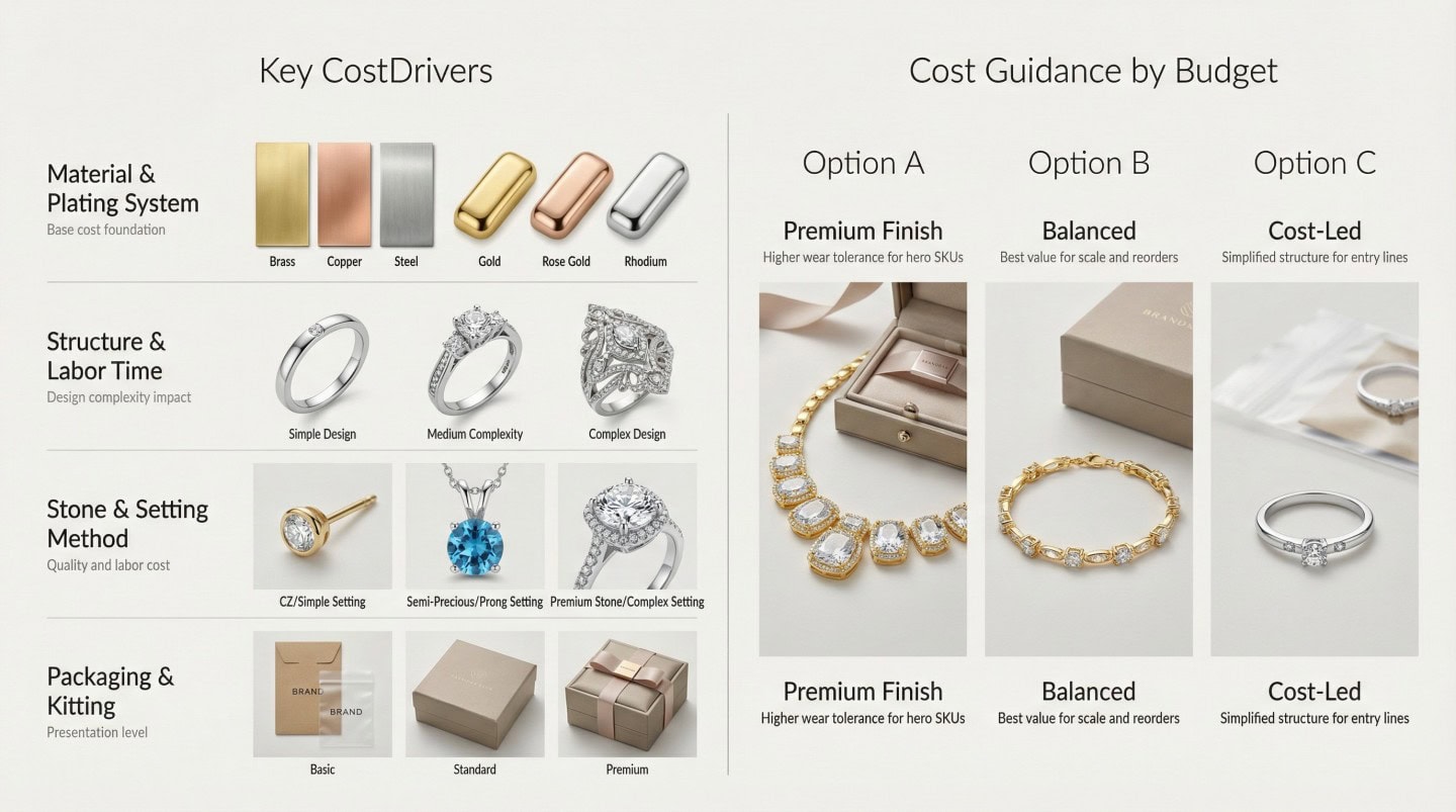 Jewelry Cost Guidance by Budget