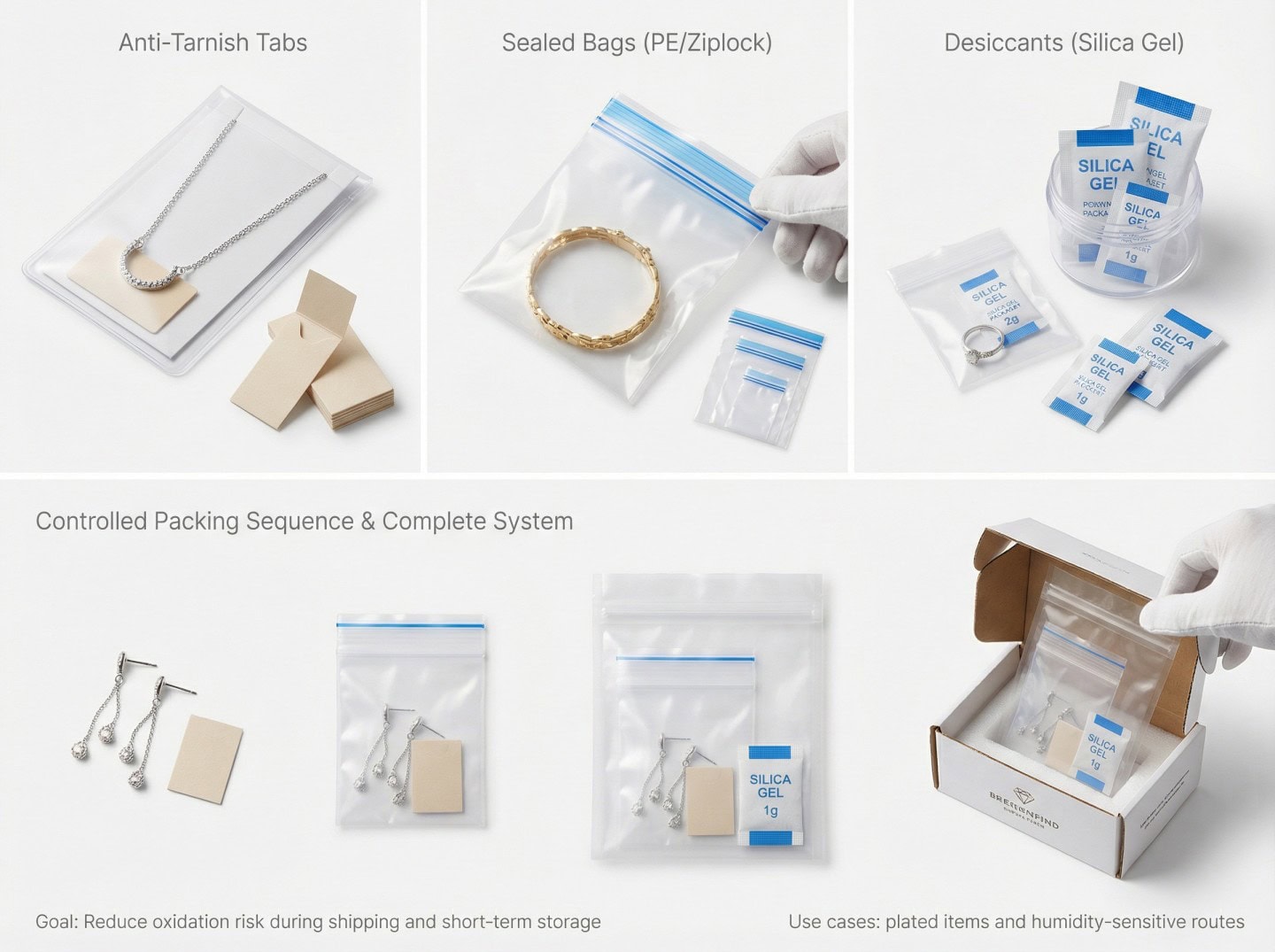 Jewelry Shipping Anti Tarnish Standard