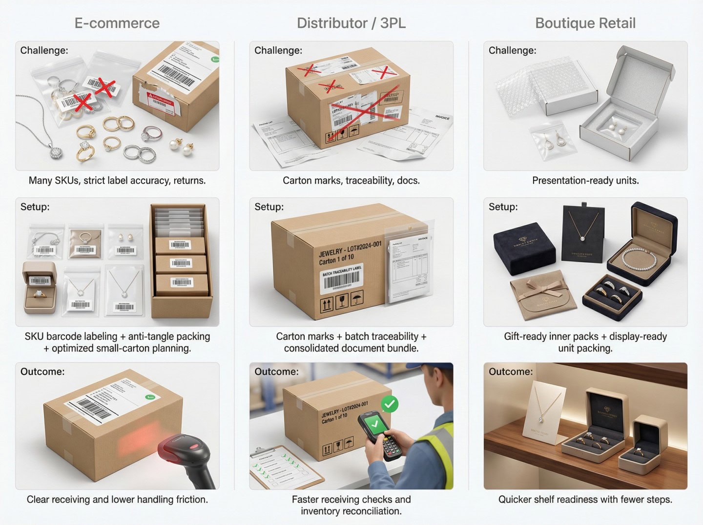 Jewelry Shipping Solutions By Channel