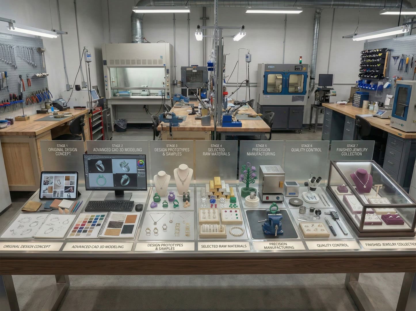 ODM Jewelry Solutions _ Factory Workshop