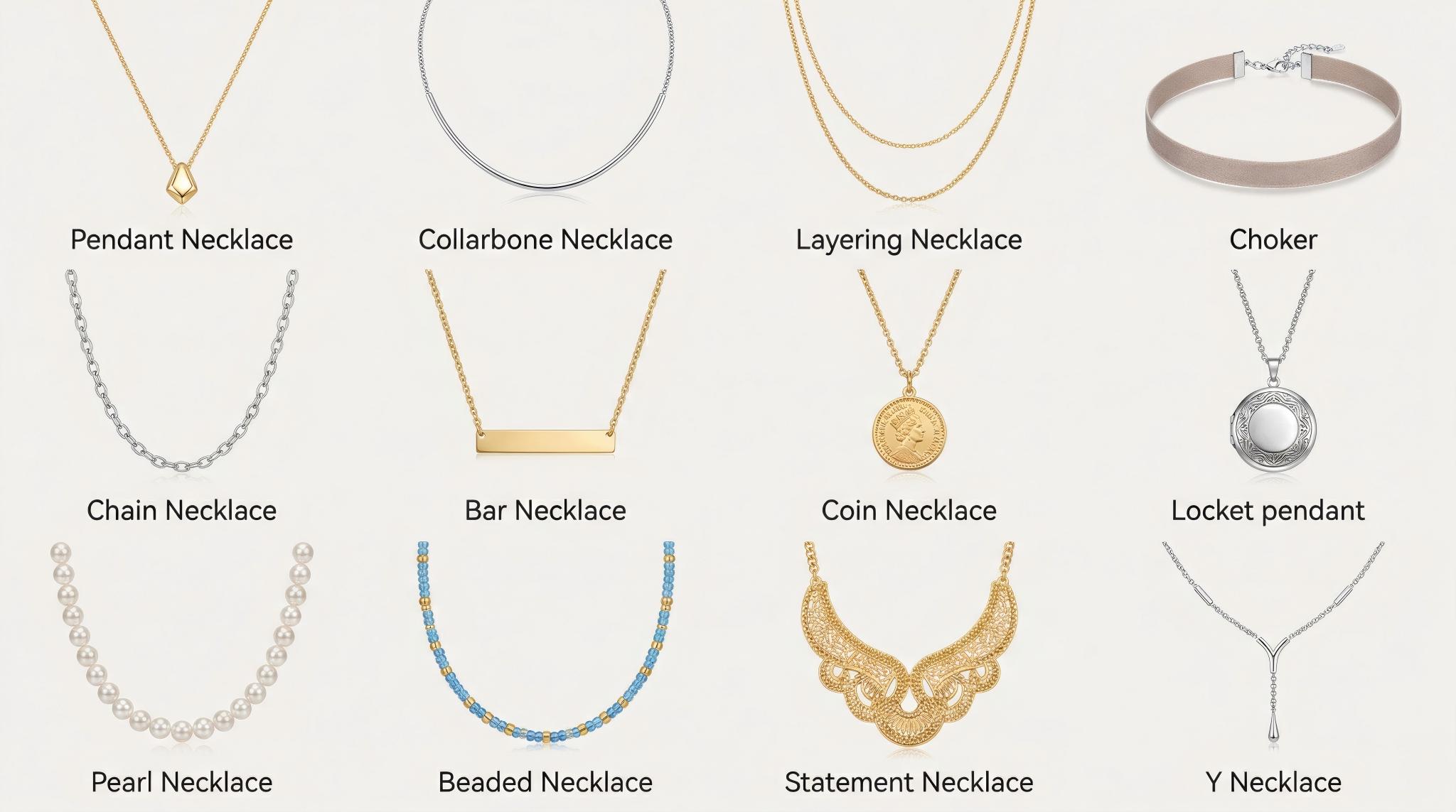 12 Essential Necklace Styles Catalog
