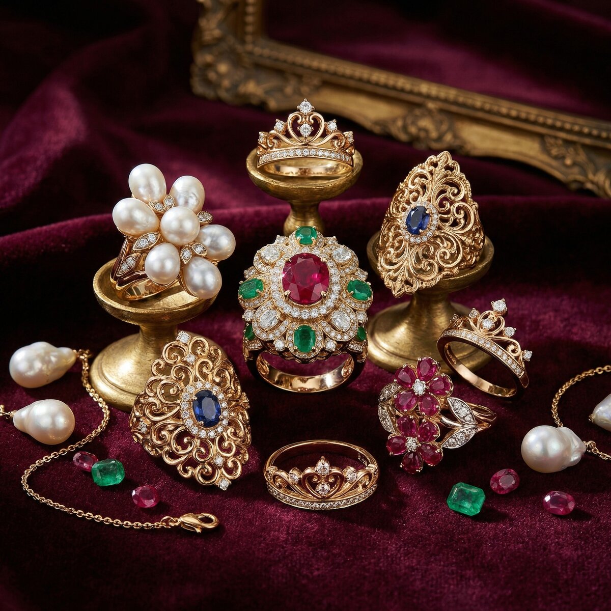 Baroque Ring Style Professional Display