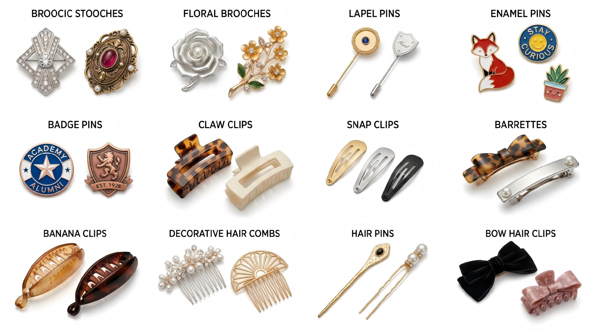 Complete Brooches and Hair Accessories Catalog Final Corrected