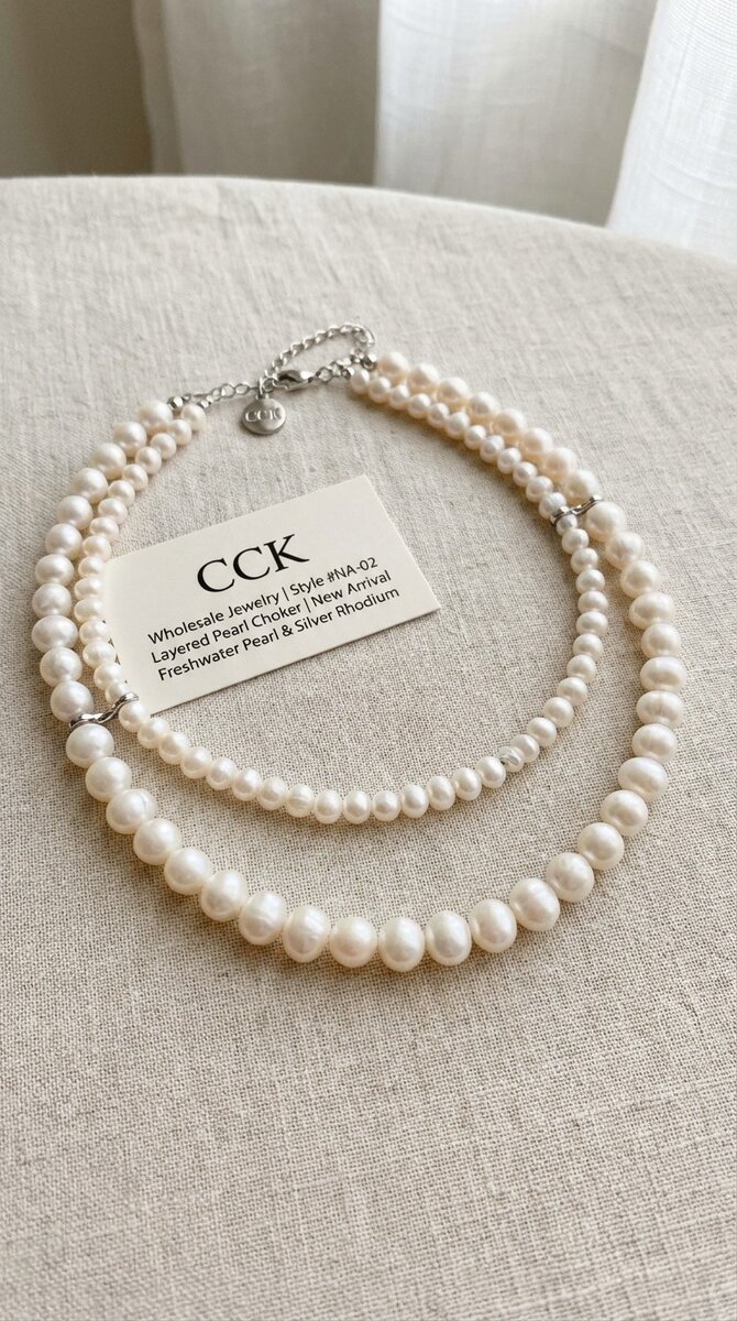 Layered Pearl Choker