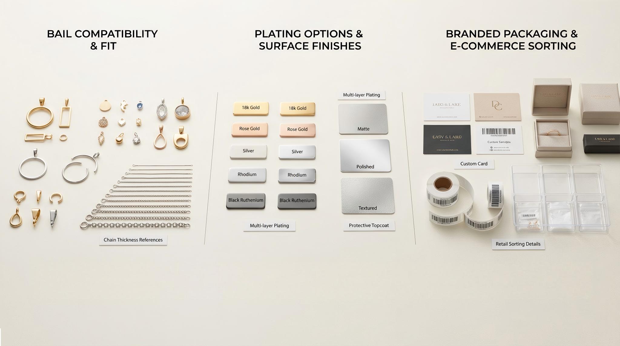 Pendant Jewelry Component Materials