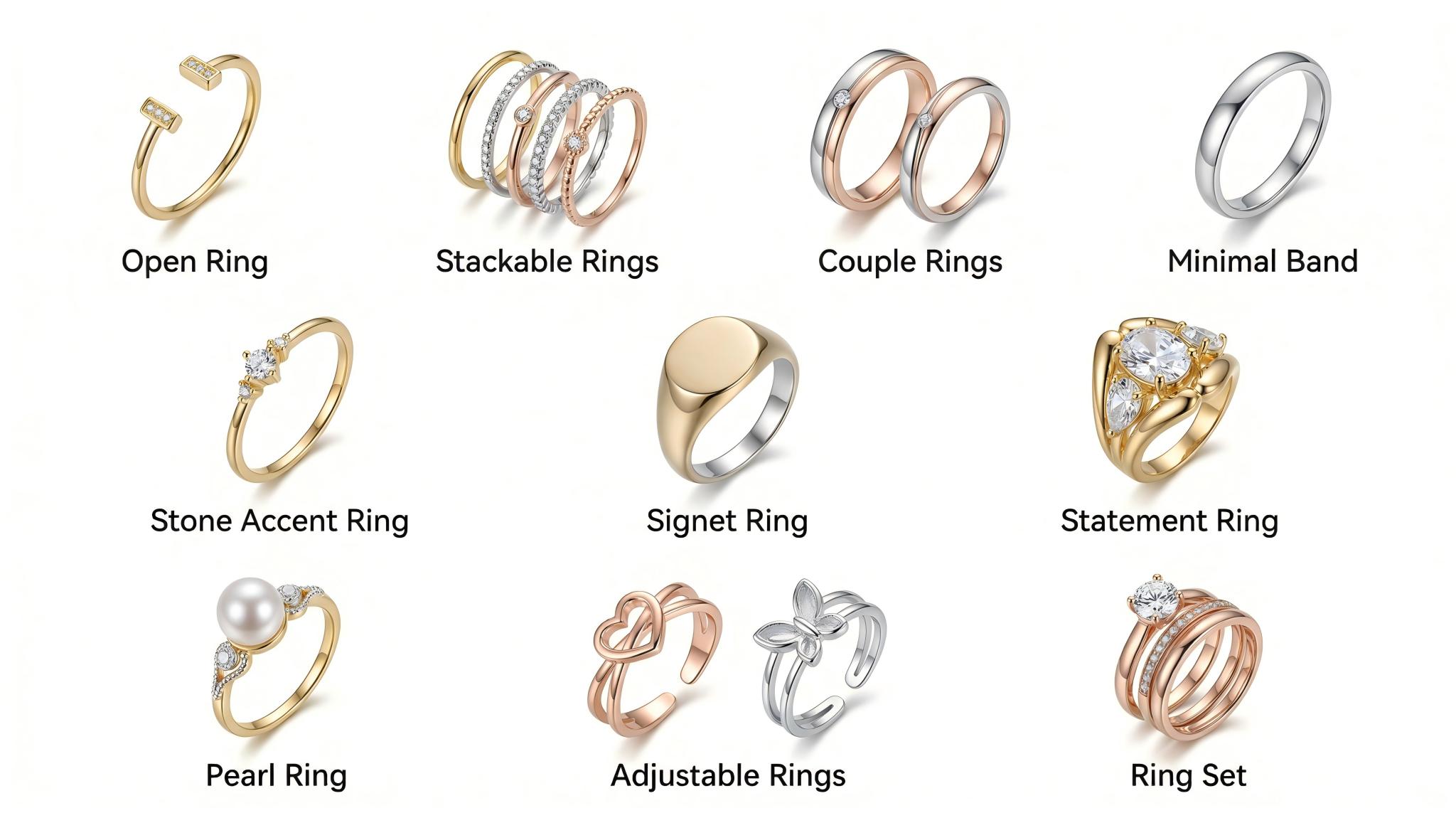 Refined Ring Styles Catalog 10 Styles