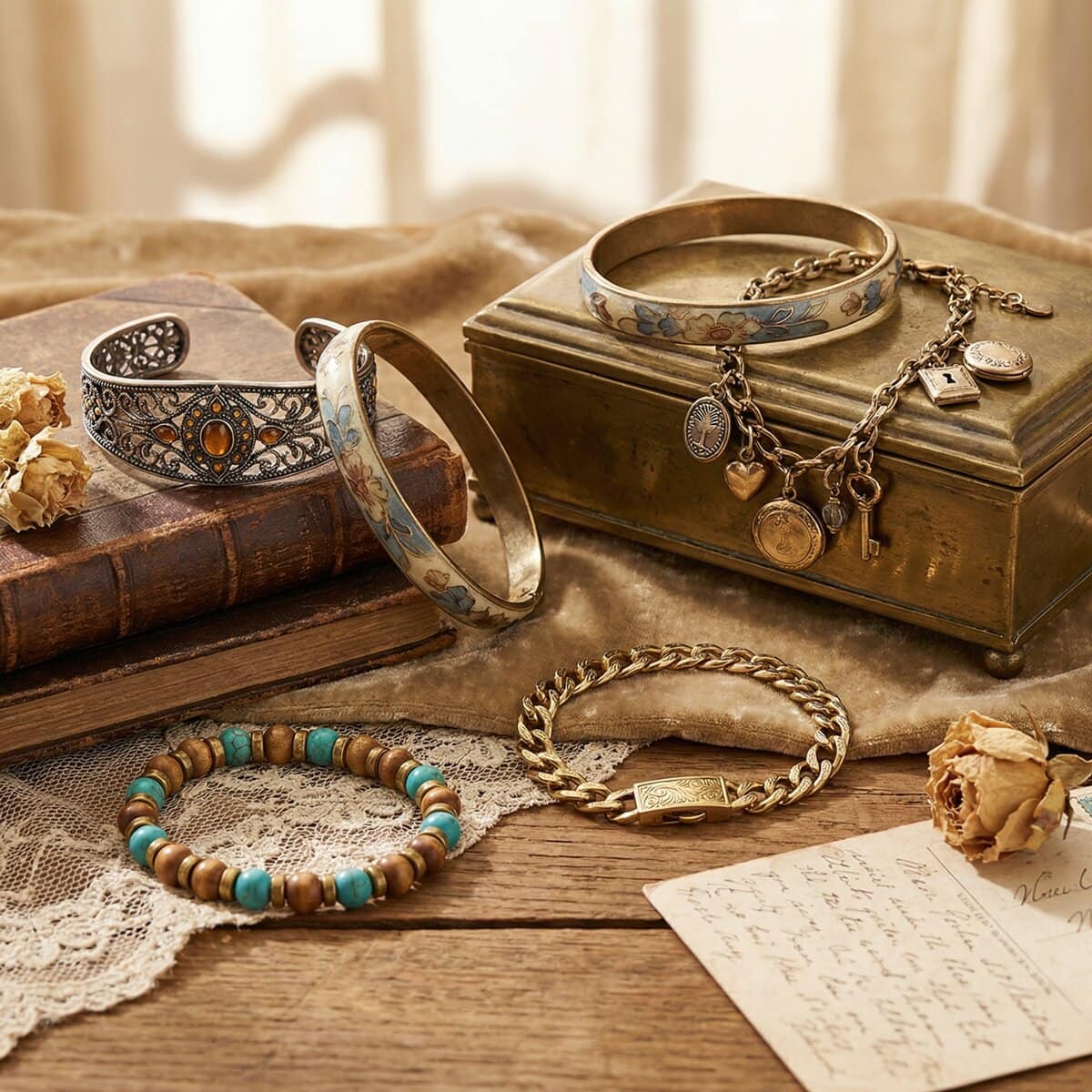 Vintage Style Bracelet Professional Display