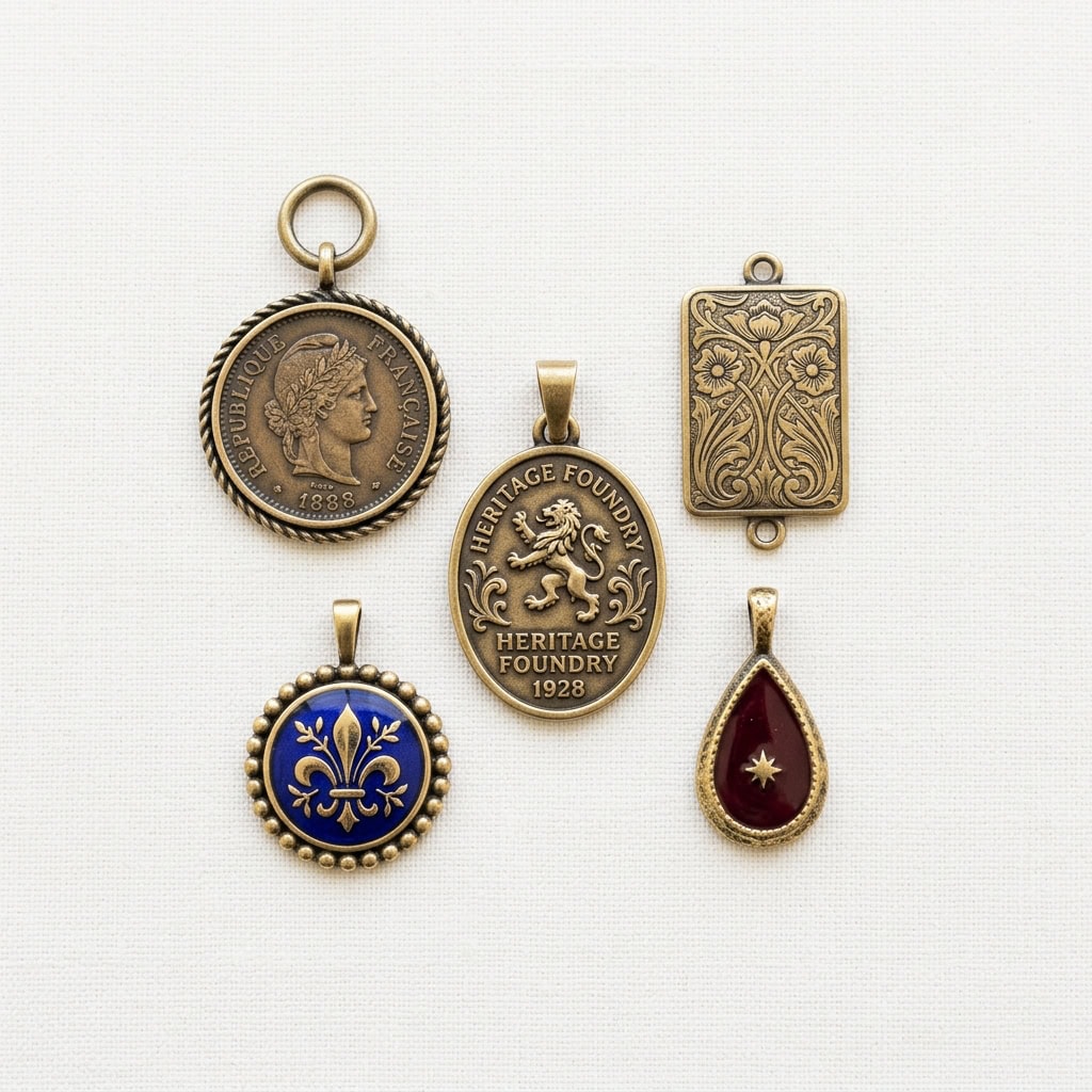 pendants Vintage Enamel
