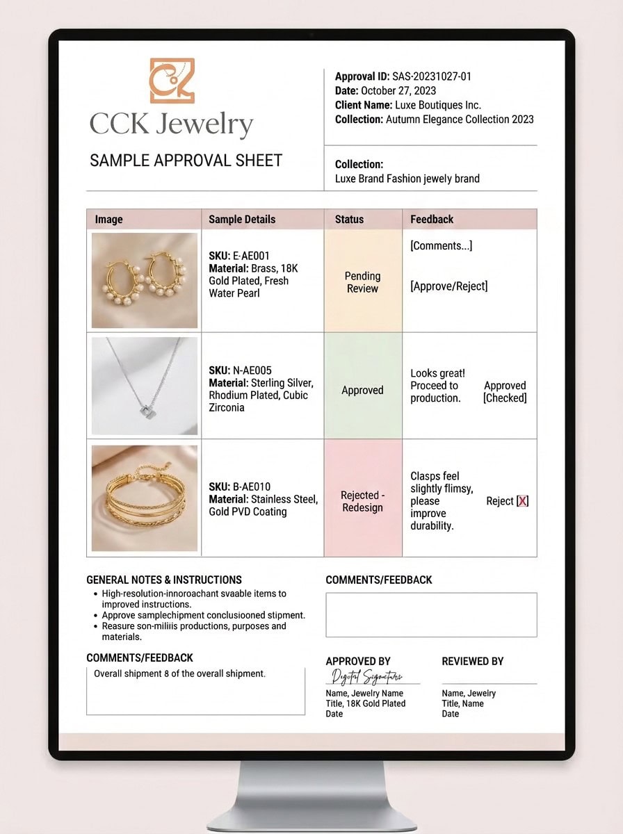 Sample approval sheet preview1
