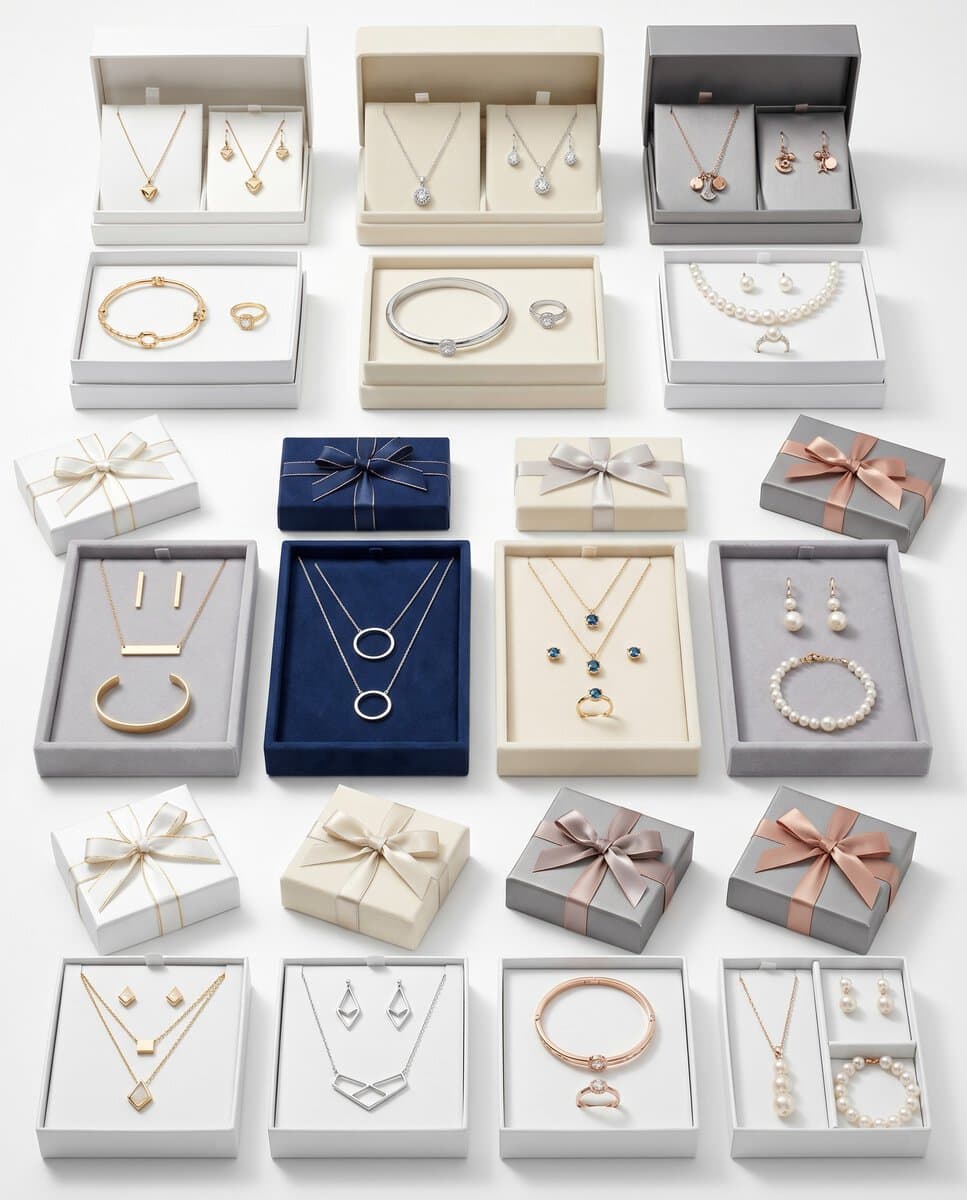 B2B Jewelry Set Collection Catalog Display