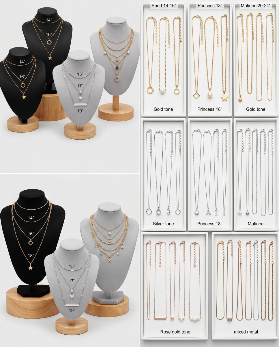 B2B Necklaces Collection Catalog Display