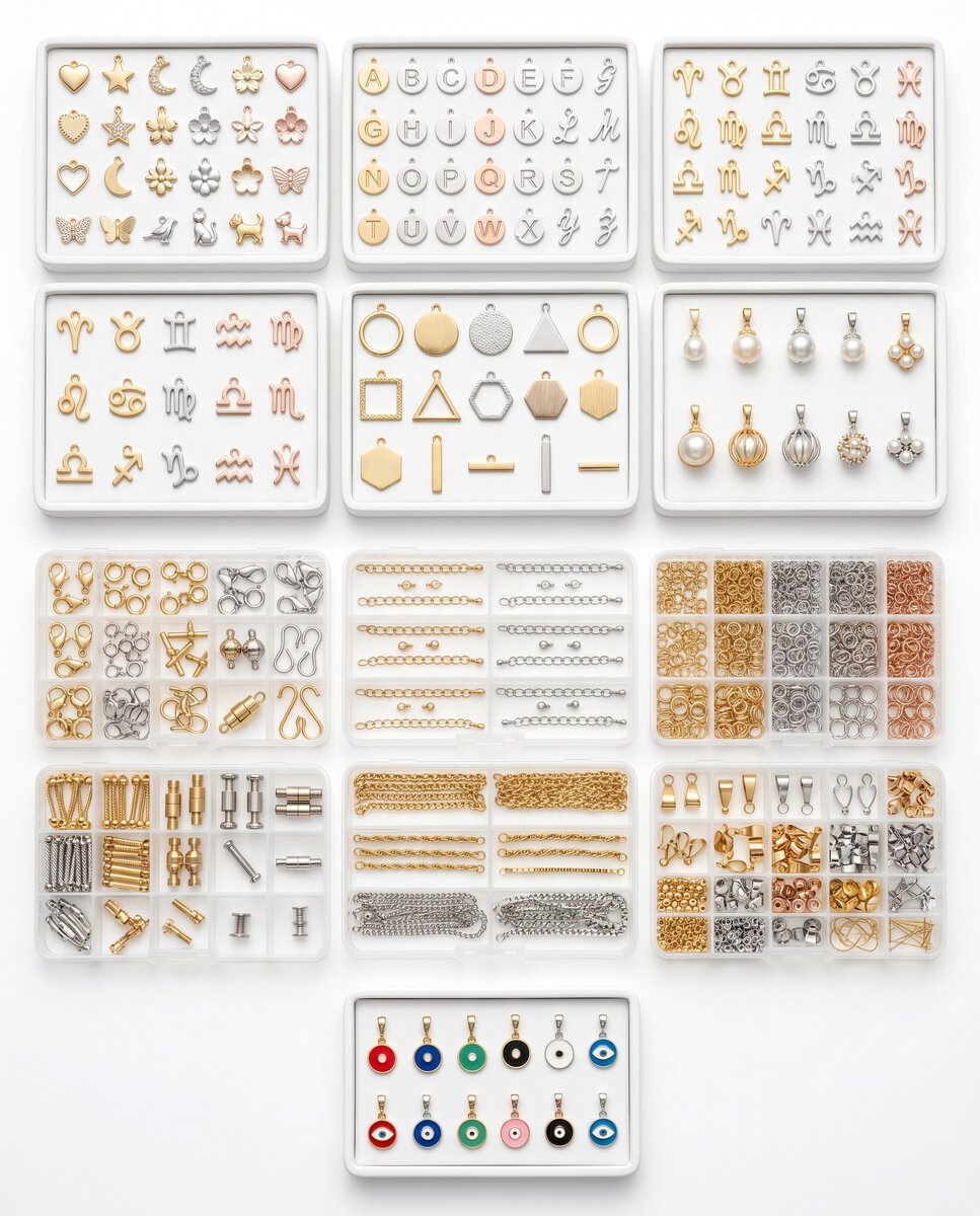 B2B Pendants & Components Collection Catalog Display