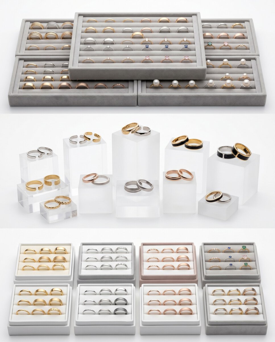 B2B Ring Collection Catalog Display