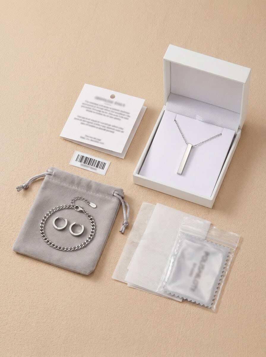 Case 03 — Private-Label Stainless Steel Jewelry with Retail Packaging Support