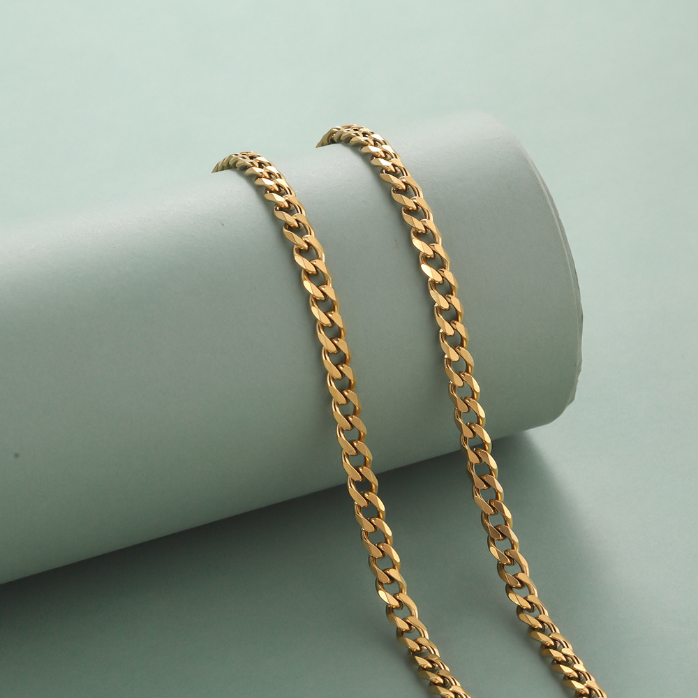 Open Six-Side Brushed Chain