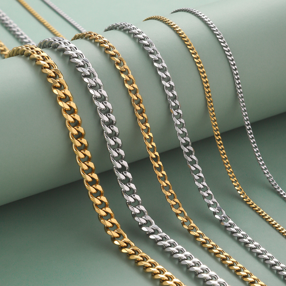 Open Six Side Brushed Chain 3
