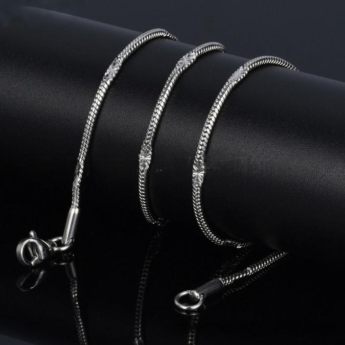 Round Snake Sunburst Chain