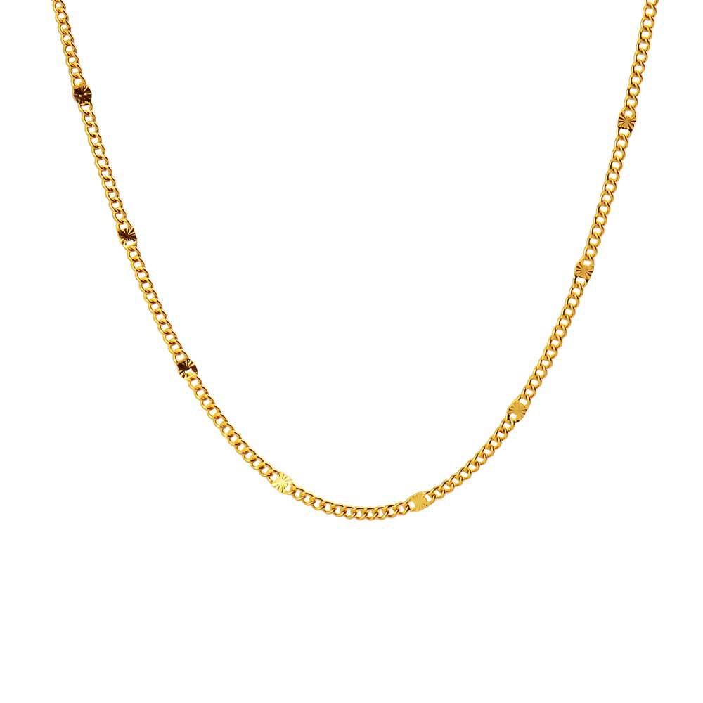 Single Link Embossed Chain