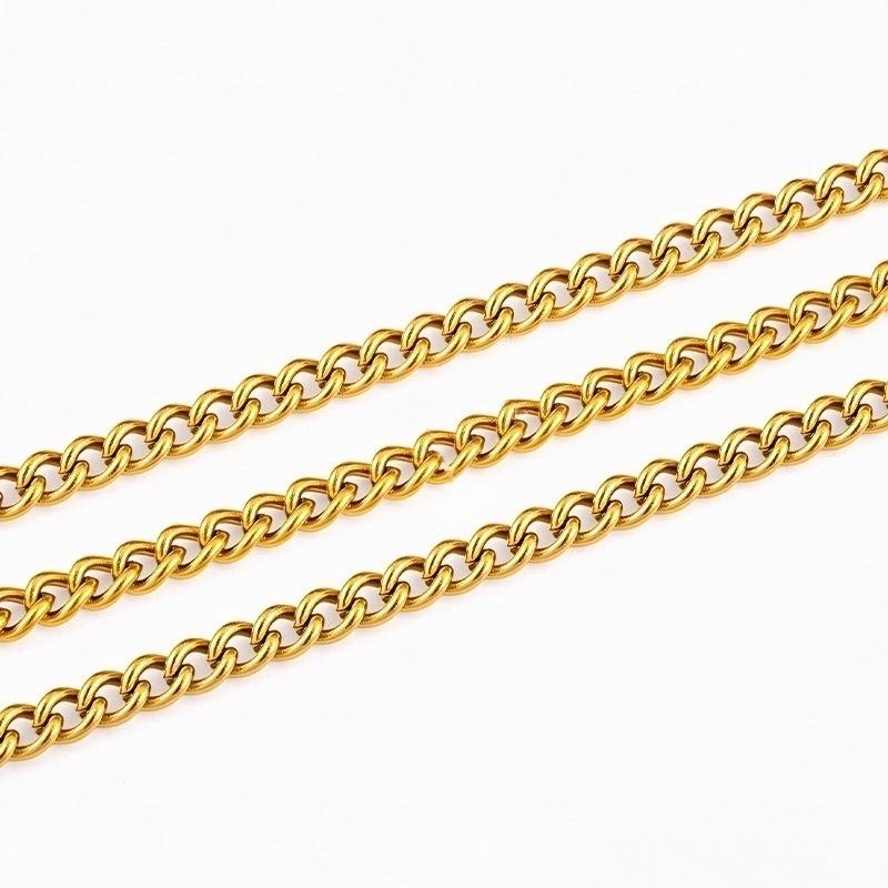 Single Link Flat Curb Chain