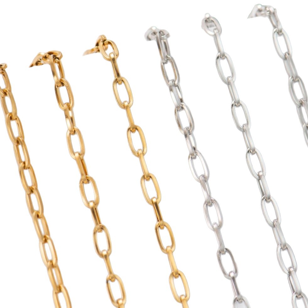 Square Wire Cross Link Chain