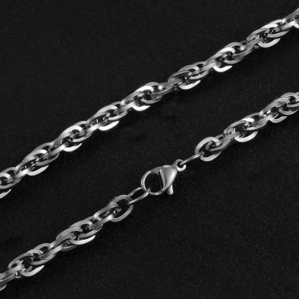 Square Wire Double Link Chain