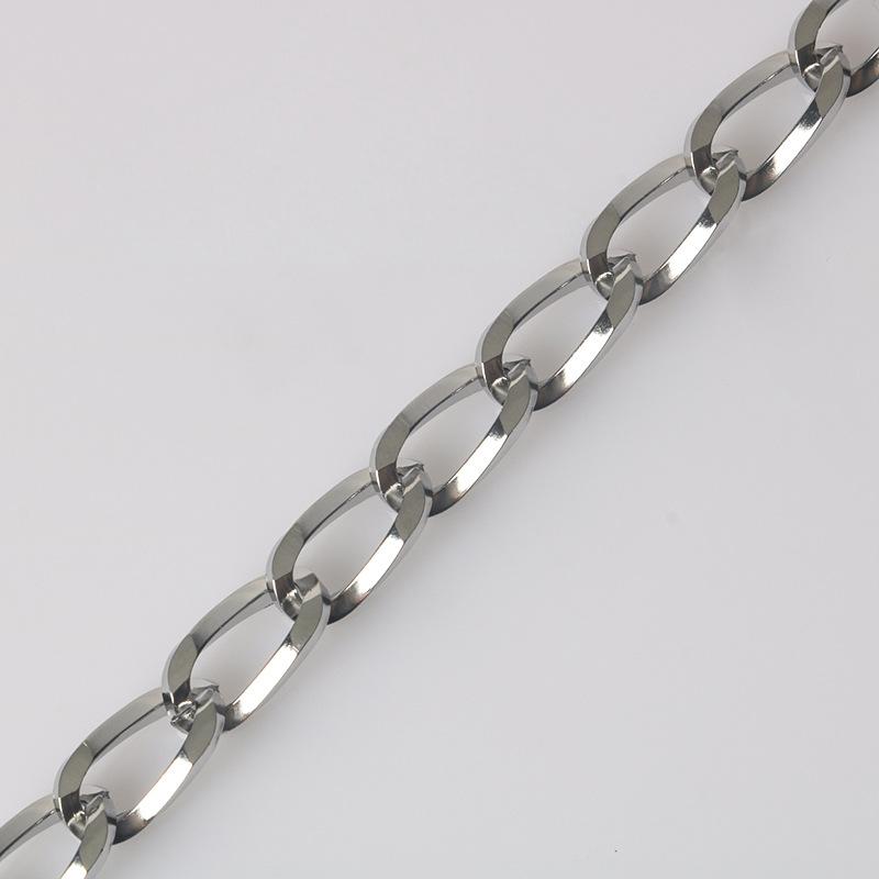 Square Wire Flat Curb Chain
