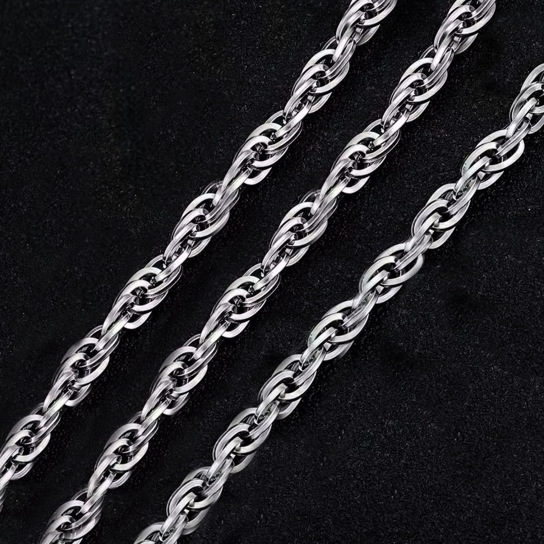 Square Wire Twist Chain