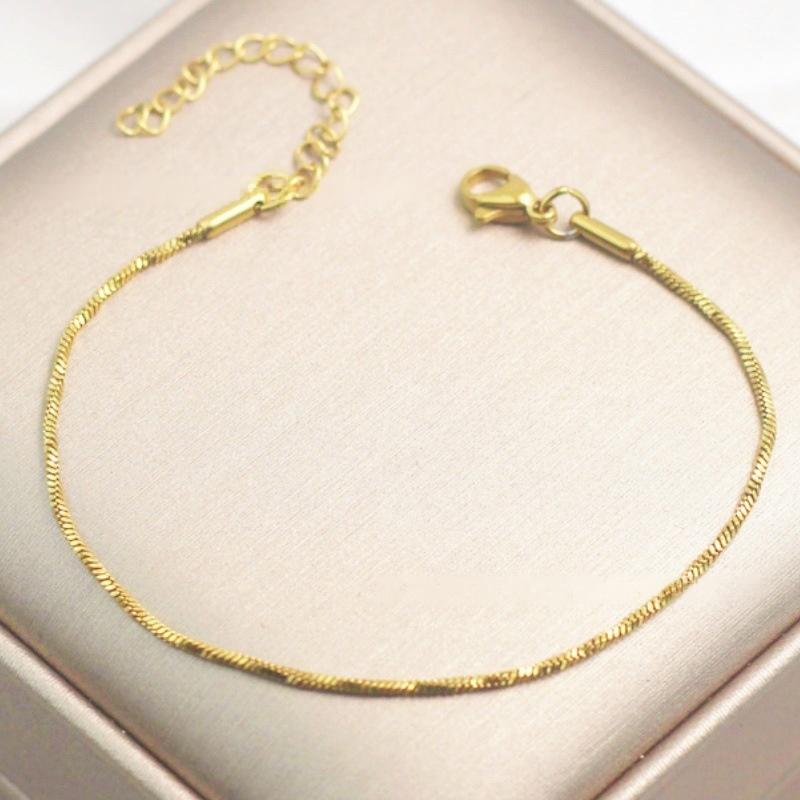 Twisted Square Snake Chain
